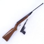 A Webley Junior air rifle, and a Harrington Gat pistol (2)