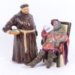 A Royal Doulton The Jovial Monk, HN2144, and a Doulton The Foaming Quart, 2162, largest height
