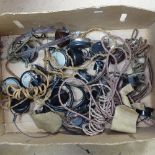 A quantity of Vintage headphones