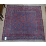 A red ground Gazak rug, 118cm x 122cm