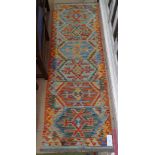 A Choli Kilim runner, 190cm x 62cm