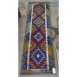 A Mamainer Kilim runner, 195cm x 60cm