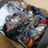 A large quantity of modern costume jewellery