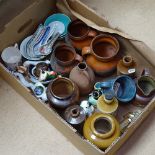 Terracotta jugs, stoneware jars, Chinese spoons etc