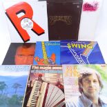 Various Vintage vinyl LPs and records, including Christmas, Tony Mercer, The Sandpipers, Jack