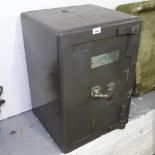 An "Inflexible" cast-iron safe, by Hipkins, W44cm, H60cm, D40cm