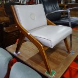 A 1950s Neil Morris ply-framed coffee chair, for Morris of Glasgow