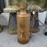 A Reliance copper urn, H80cm