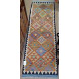 A Choli Kilim runner, 195cm x 62cm