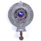 A Vintage Royal Automobile Club Associated of Kent Automobile Club car badge