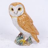 A Beswick porcelain barn owl, model no. 1046, height 19cm