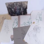 A folder of drawings by Margaret Hole (1919 - 2012)