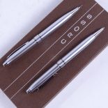 A Cross pen and propelling pencil set, in original box