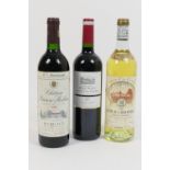 Chateau Prieure-Lichine, 1986, Margaux Grand Cru Classe, 1 bottle; also Chateau Carbonnieux, 1987,