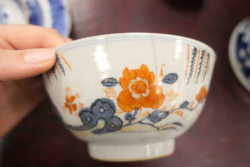 Chinese blue and white porcelain vase, late 19th Century, inverted baluster form decorated with - Image 12 of 13