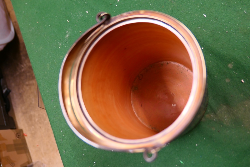 Doulton Lambeth biscuit barrel by Mark V Marshall, circa 1880, cylinder form with a silver plated - Image 7 of 7