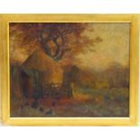 Walter Emsley (1860-1938), An autumn afternoon, oil on canvas, signed and dated 1897, titled to
