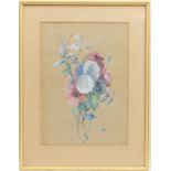 E M D Collingworth (active circa 1920), Wild flower floral spray, gouache on paper, 42cm x 30cm;