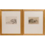 After Rembrandt, Pair, reprographic prints after the Chatsworth Rembrandts comprising 'Group of