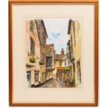 British School (Contemporary), Victorian street scenes, East Looe, Cornwall and George Court, The