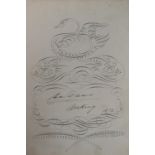 Charles Daws of Dorking, 19th Century sketch book, a number of finely observed sketches of livestock