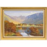 Arthur Terry Blamires (b. 1930), Buttermere and Haystacks, oil on board, signed and dated 1987,