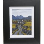 David Barnes (b.1977), Snowdonia cottage, oil on board, signed verso, 40cm x 30cm (Viewing is by