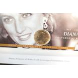 Queen Elizabeth II sovereign, 2007, in a Diana, Princess of Wales limited edition presentation