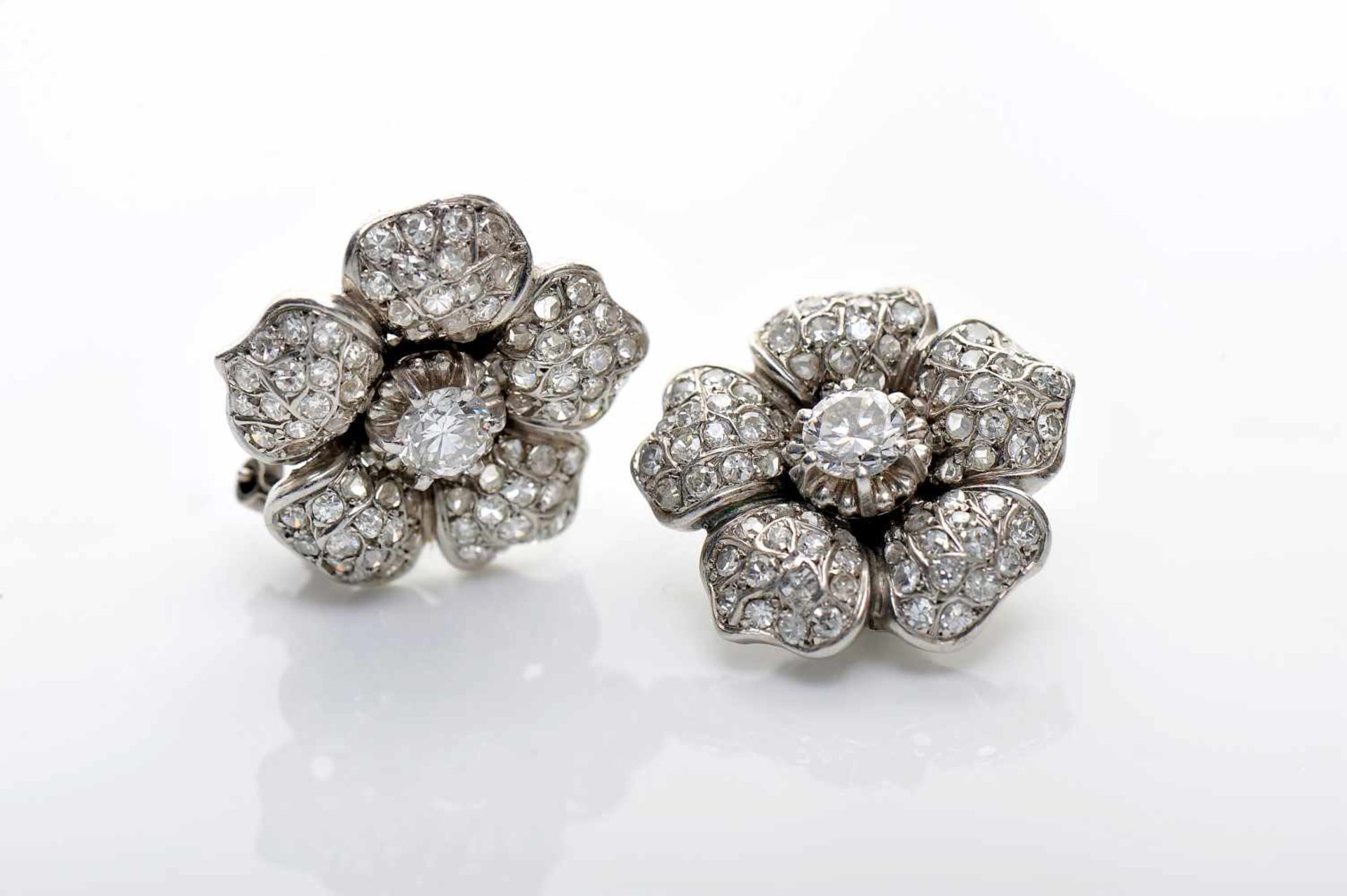 A Pair of Earrings - "Flowers"