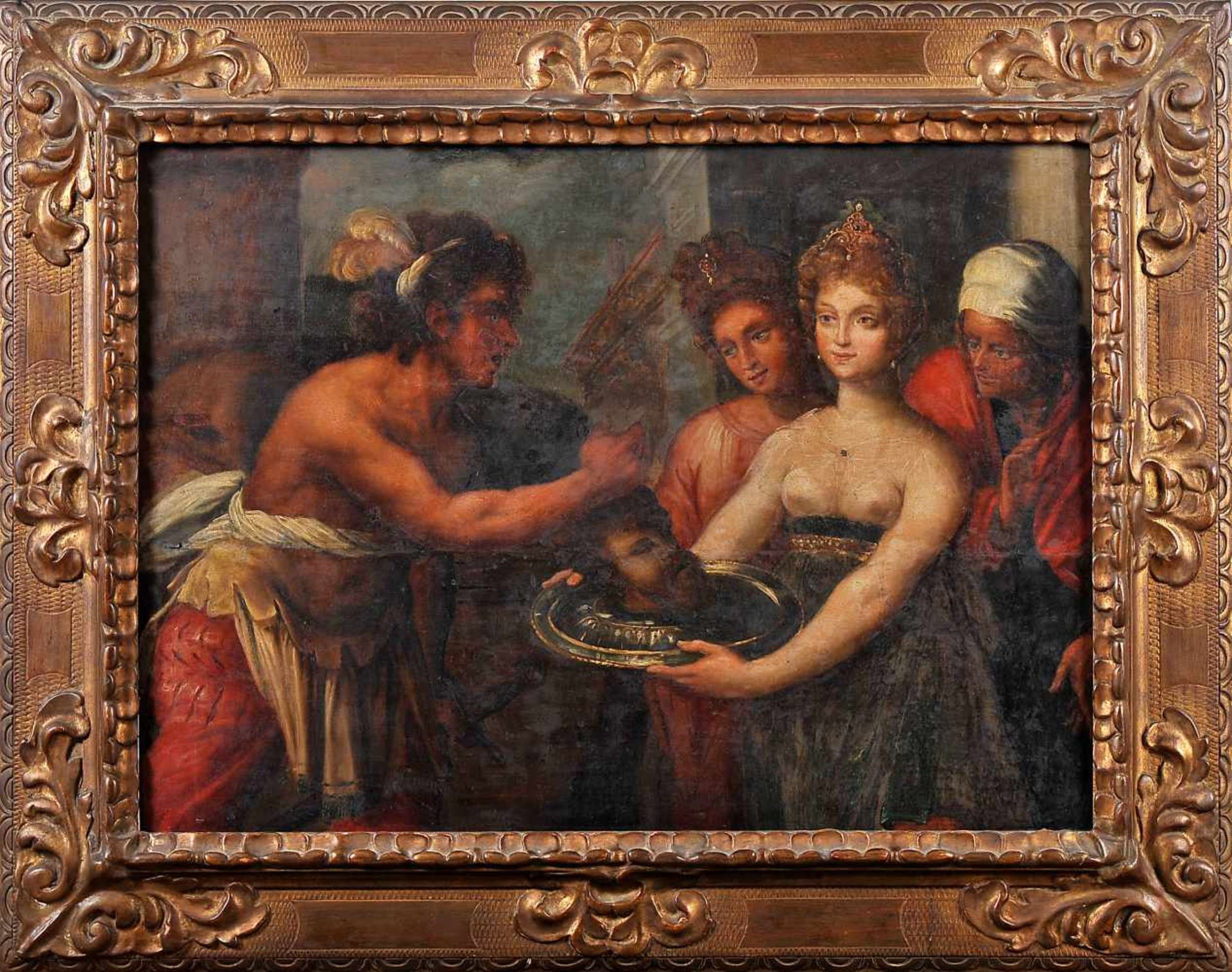 Salome receiving the head of Saint John the Baptist