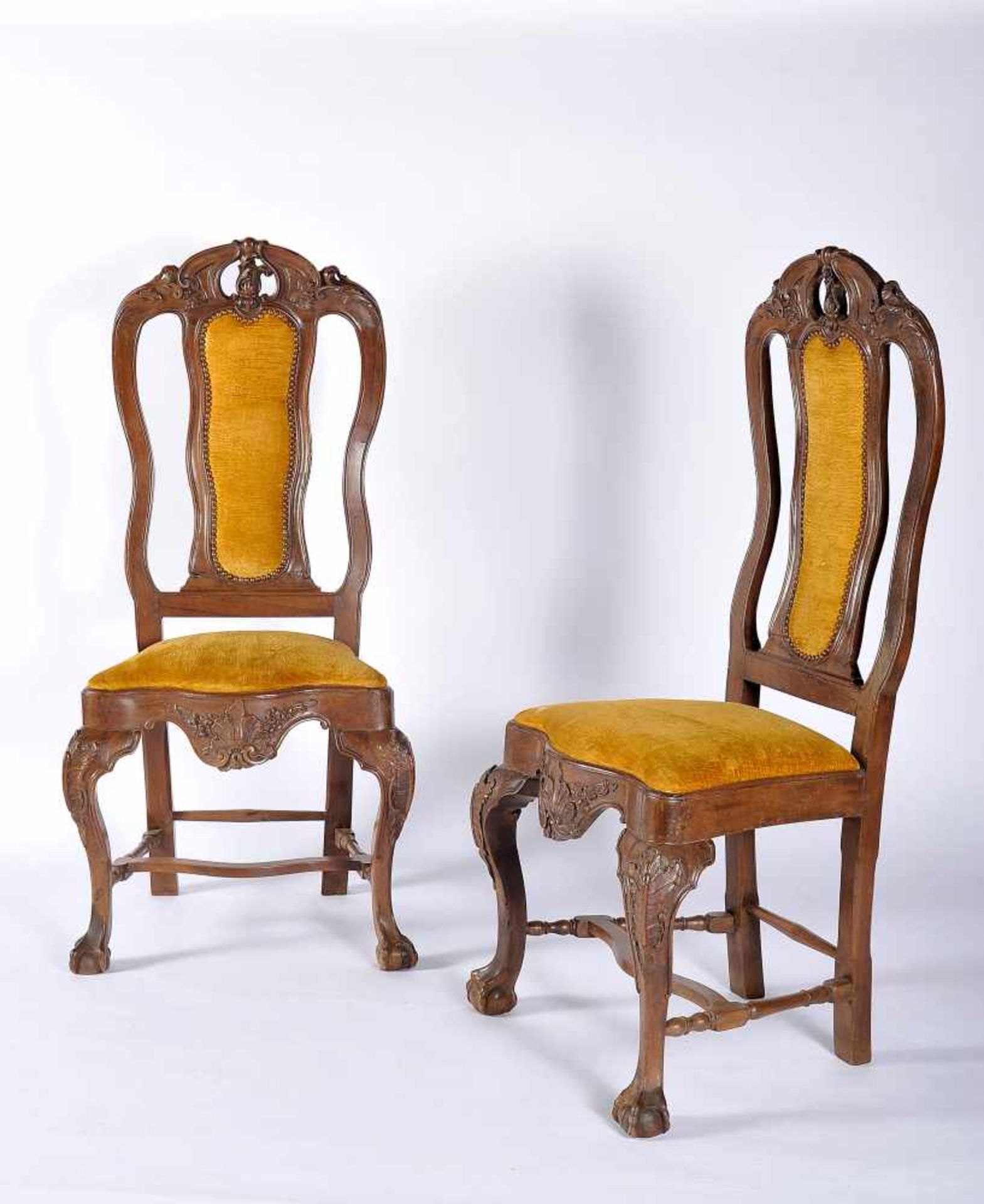 A Pair of High-backed Chairs