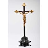 Crucified ChristCrucified Christ, ivory sculpture with traces of polychrome, Brazilian rosewood
