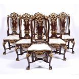 A Set of Six ChairsA Set of Six Chairs, D. João V, King of Portugal (1706-1750), carved walnut,