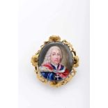 A Brooch "Portrait of King D. José I of Portugal (1750-1777)"A Brooch "Portrait of King D. José I of