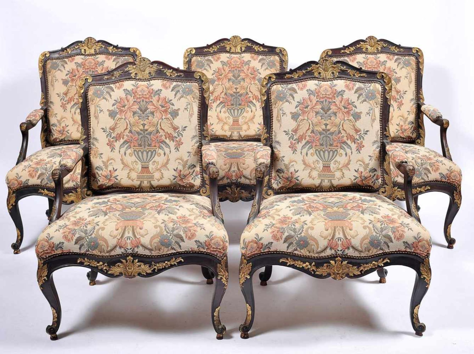 A Set of settee and five fauteuilsA Set of settee and five fauteuils, D. José I, King of Portugal ( - Bild 2 aus 4