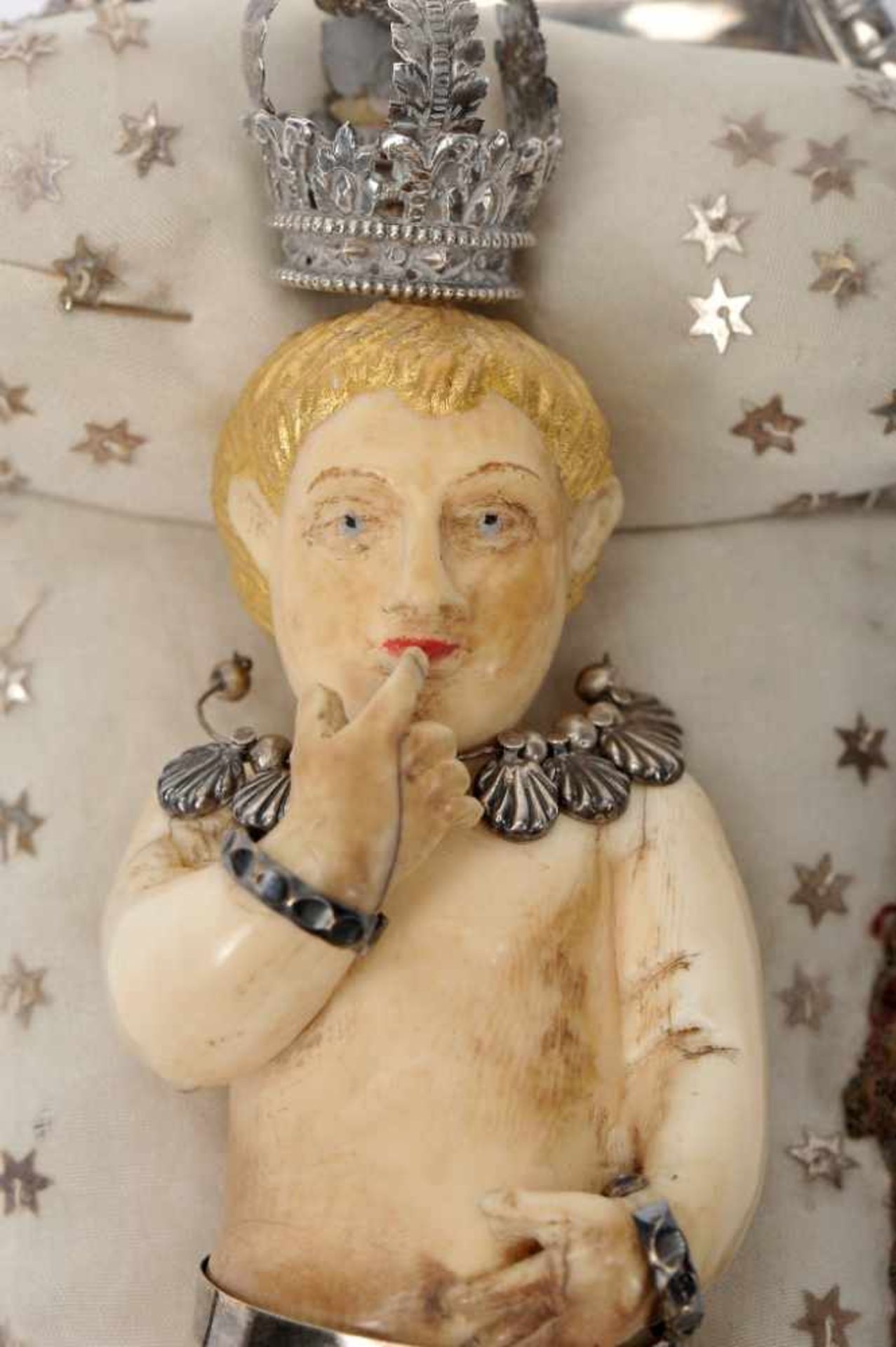 The Child Jesus of a Nativity SceneThe Child Jesus of a Nativity Scene, partially polychrome and - Image 3 of 5