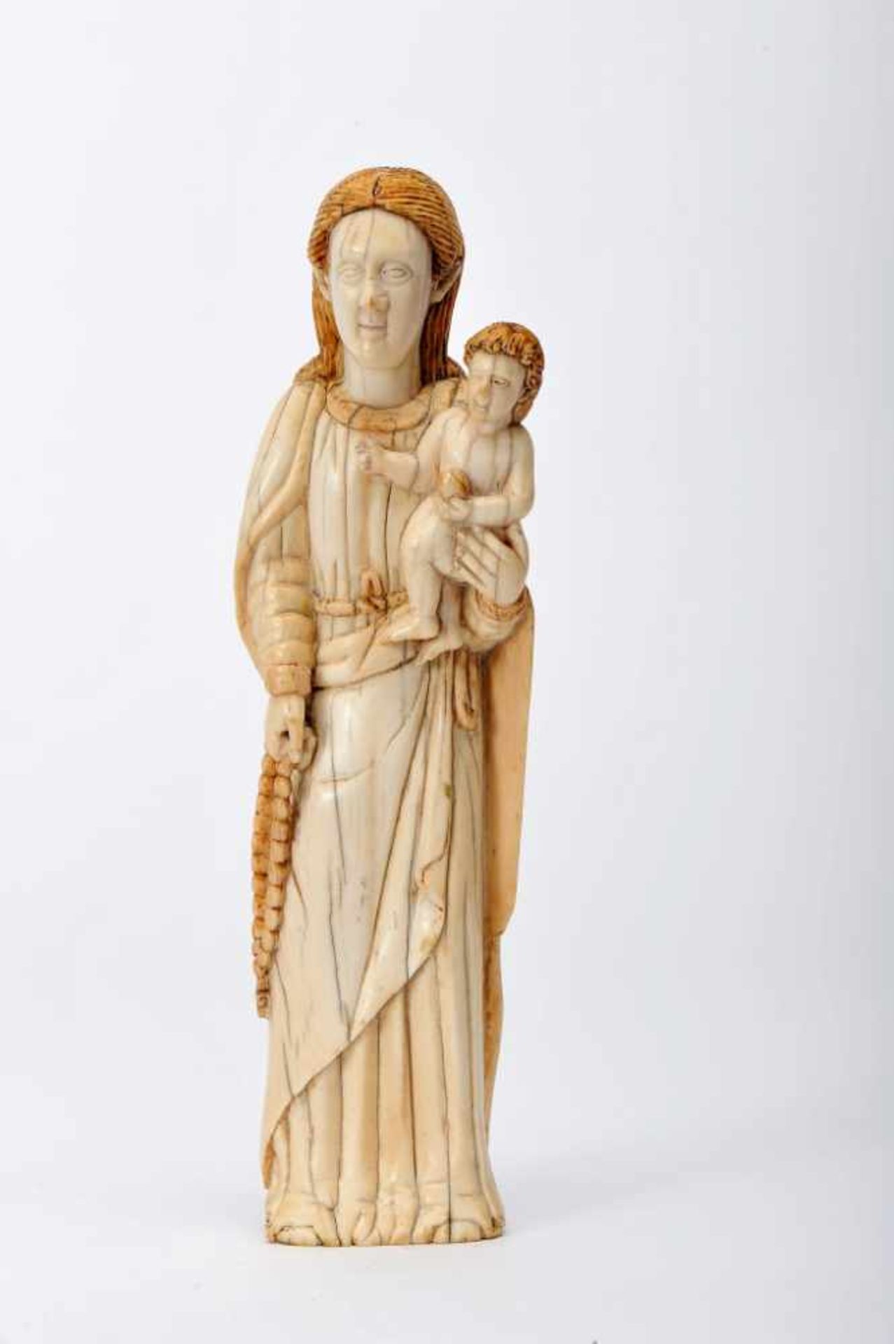 Our Lady of The RosaryOur Lady of The Rosary, ivory sculpture, Cingalese-Portuguese, 17th C. (1st