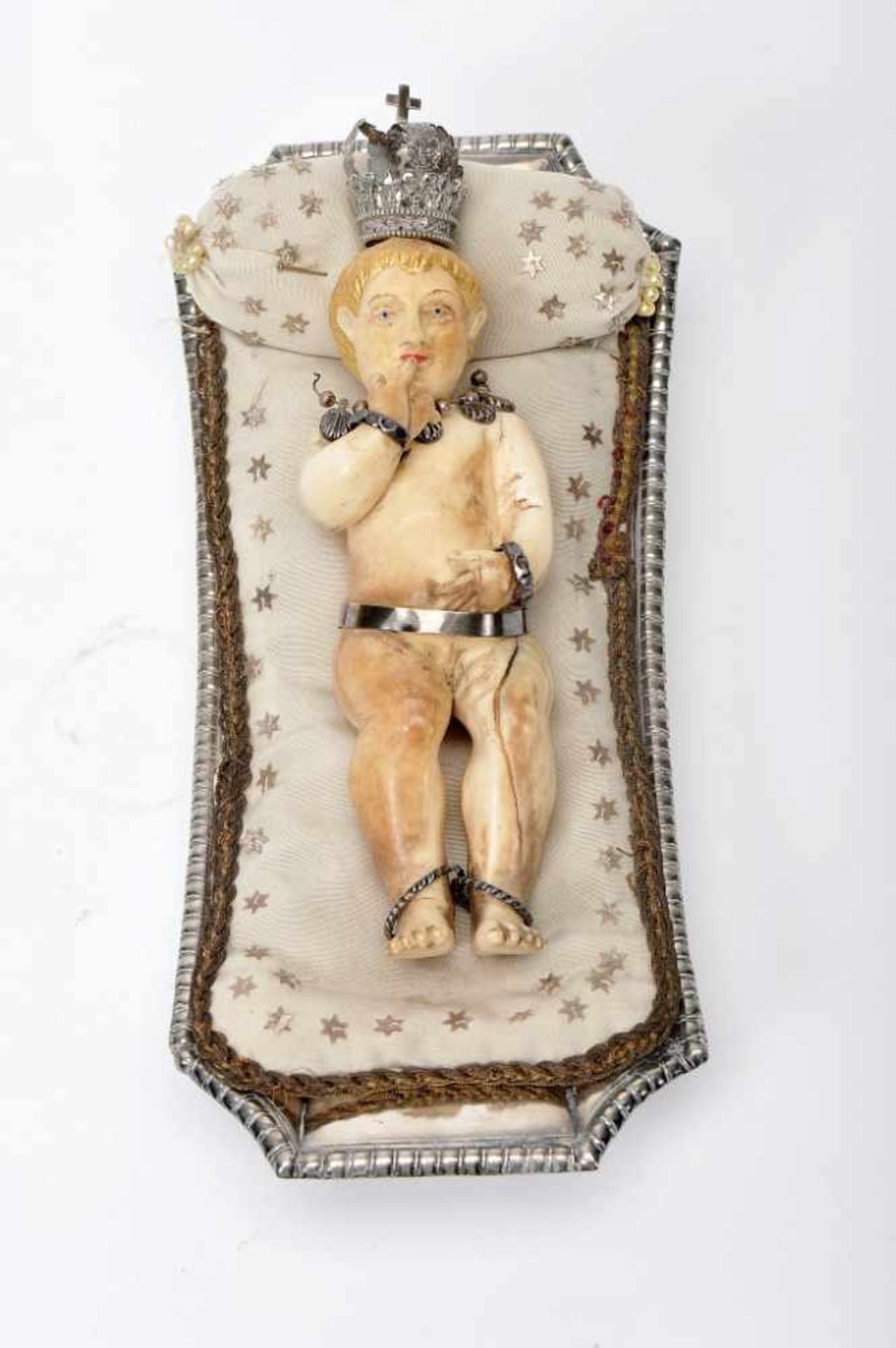 The Child Jesus of a Nativity SceneThe Child Jesus of a Nativity Scene, partially polychrome and - Bild 2 aus 5