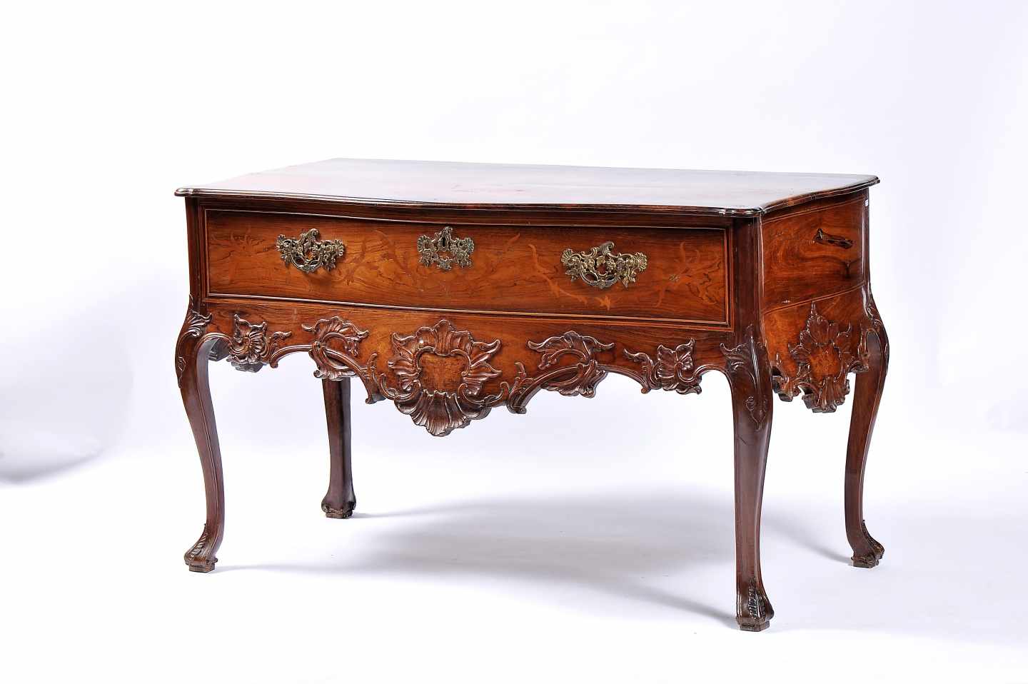 A Side TableA Side Table, D. José I, King of Portugal (1750-1777), carved Brazilian rosewood,