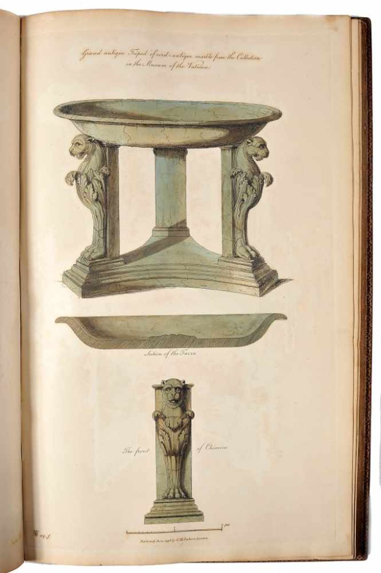 Ancient ornamental architecture, de Charles Tatham, 1799Ancient ornamental architecture, de - Bild 3 aus 4