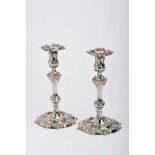 A Pair of CandlesticksA Pair of Candlesticks, D. José I, King of Portugal (1750-1777), 833/1000