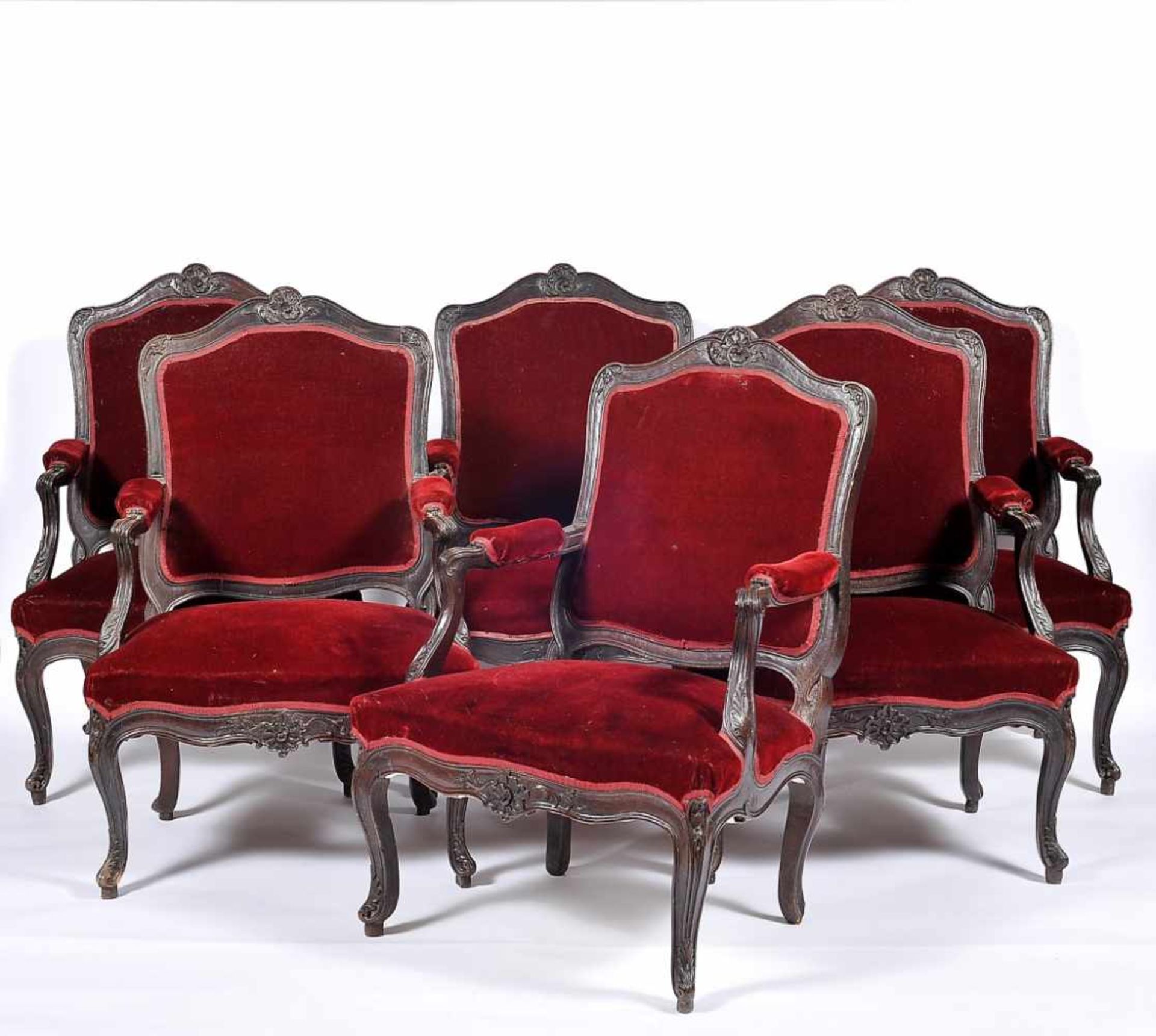 A Set of Settee and Six FauteuilsA Set of Settee and Six Fauteuils, D. José I, King of Portugal (