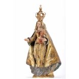 Our Lady with the Child JesusOur Lady with the Child Jesus, gilt and polychrome wood sculpture, gild