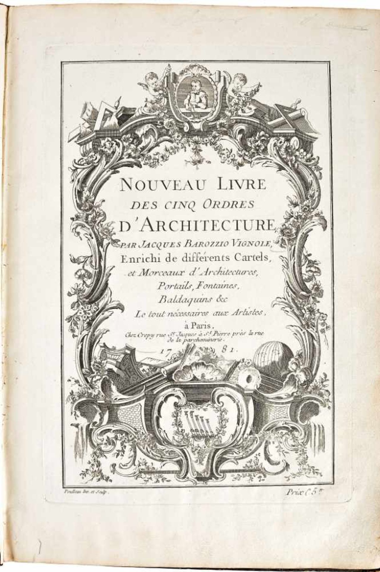 Nouveau Livre des cinq Ordres d'ArchitectureNouveau Livre des cinq Ordres d'Architecture, VIGNOLA,