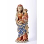 Our Lady with The Child JesusOur Lady with The Child Jesus, gothic, Ançã stone sculpture,