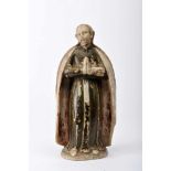 Christ with folded handsChrist with folded hands, stone sculpture, polychrome decoration,