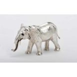 LUIZ FERREIRA - 1909-1994LUIZ FERREIRA - 1909-1994, An Elephant, 835/1000 silver sculpture,