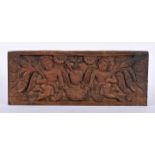 An AltarpieceAn Altarpiece, anjili wood, carved decoration “Heart surmounted by a Cross, pierced