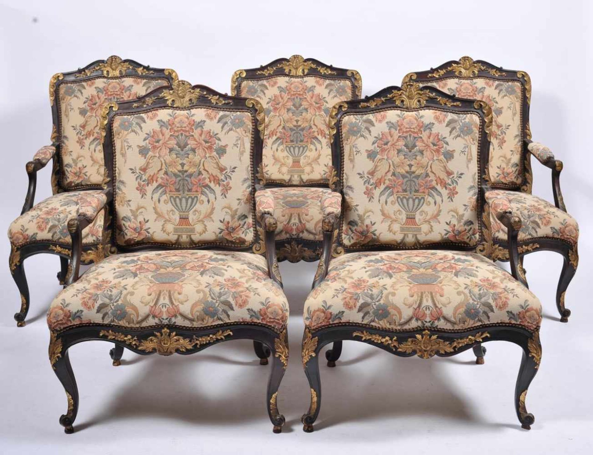 A Set of settee and five fauteuilsA Set of settee and five fauteuils, D. José I, King of Portugal ( - Bild 4 aus 4