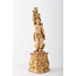 San SebastianSan Sebastian, ivory sculpture, Indo-Portuguese, 17th/18th C., minor fault on the base,